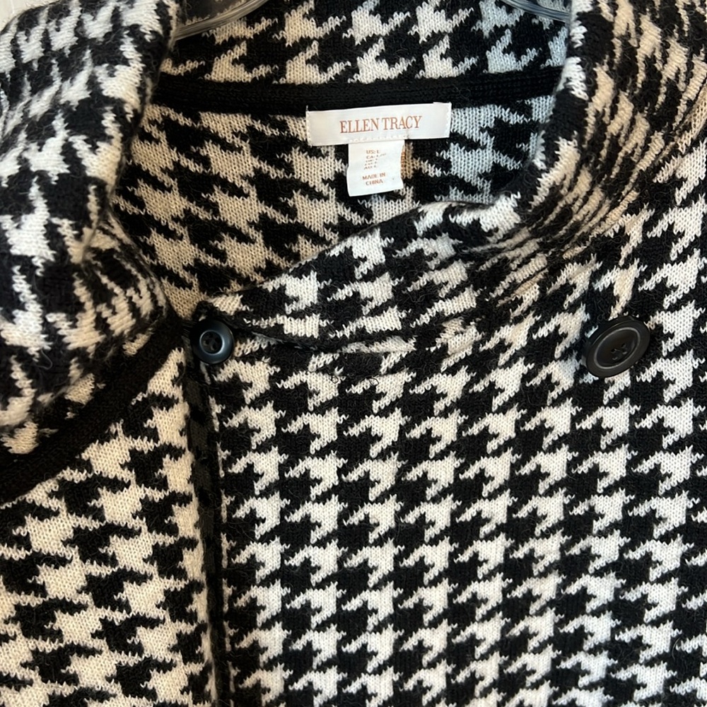Ellen Tracy Houndstooth Jacket - image 5